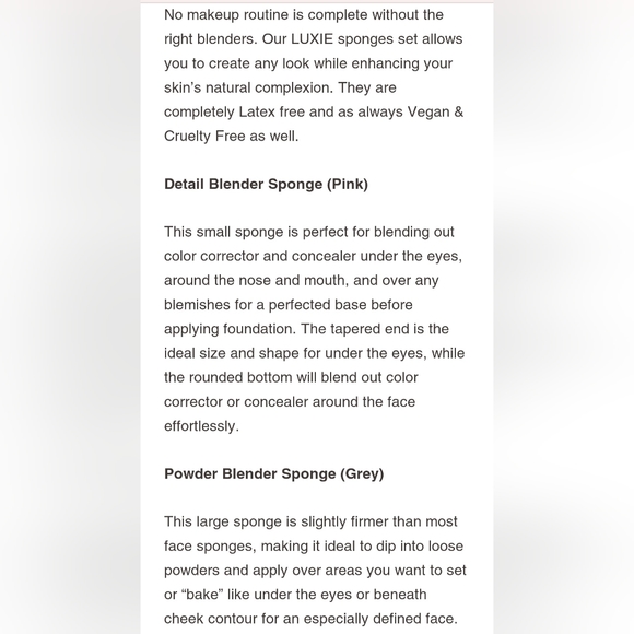 Luxie Complete sponge set - Picture 2 of 2